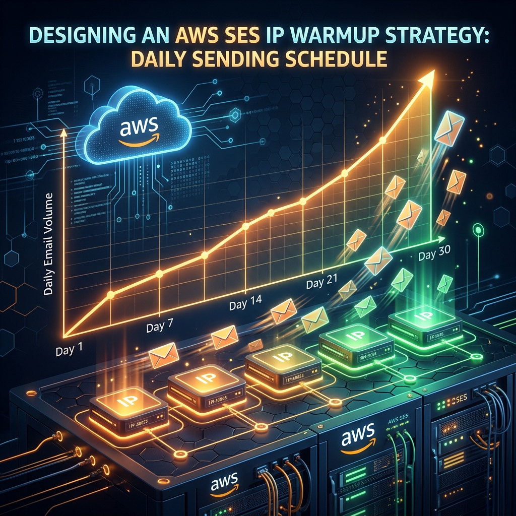 Designing an AWS SES IP Warmup Strategy: Daily Sending Schedule