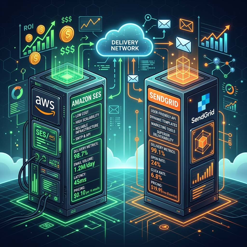 AWS SES vs SendGrid: Detailed Cost and Setup Comparison